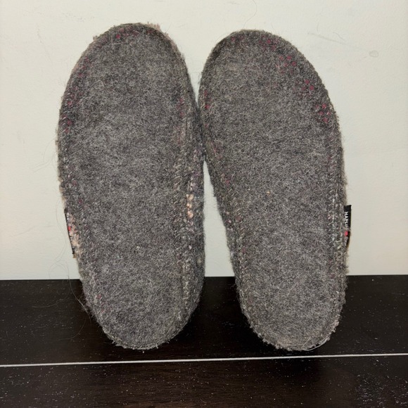 Haflinger Wool Slippers | Womens Size 41 | Gray Multicolor House Shoes Comfort‎ - Picture 8 of 8